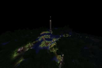 take a high quality photo of your minecraft world