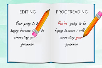 proofread and edit in english and spanish