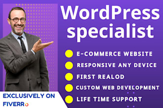 create ecommerce website wordpress also elementor landing page design