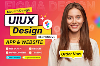 do figma website ui ux design, dashboard ui ux design, mobile app ui ux design