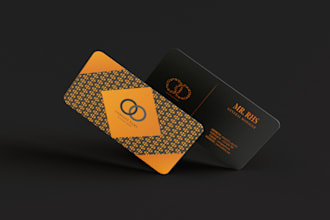 design professional and minimal business card