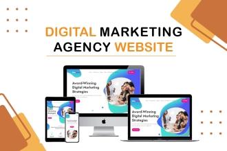 design digital marketing agency website