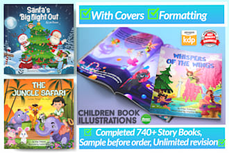 storybook illustrations and covers