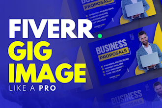 design professional fiverr gig image, thumbnail, picture