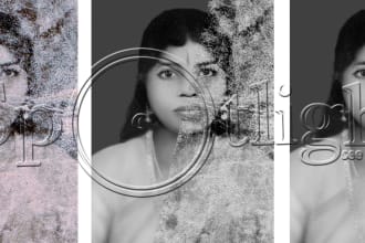 do create album design and old photo restoration