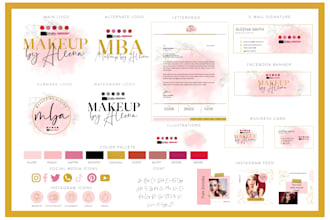 design signature logo and branding kit