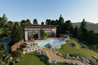 design on hills, forests, beaches, slopes, and city areas