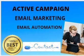 setup activecampaign, email automation, landing page, email marketing template