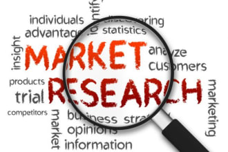 do market research, competitors analysis, swot, niche