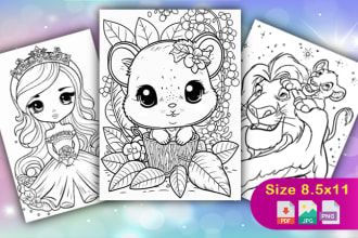 draw anything for coloring book pages