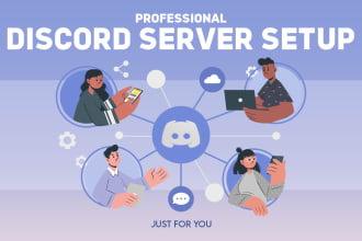 design an aesthetic discord server with custom features