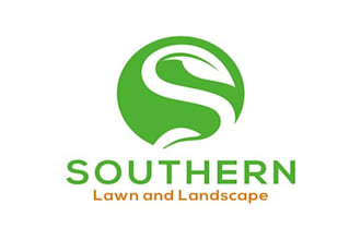 design landscape and mowing logo  in 1 day