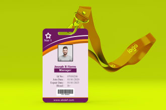 office id card and  identity card design