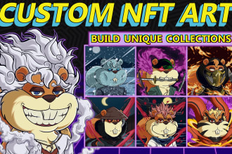 create custom nft art and nft design with my chibi style for your nft collection