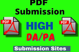 publish 50 pdfs on document sharing sites