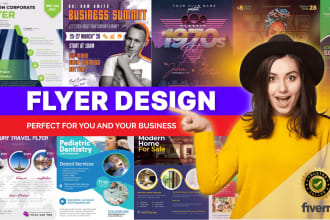 design your business flyer, spa, medical, gym, price menu, salon, or price list