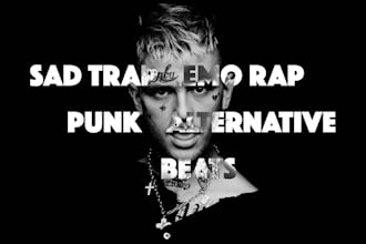 produce a sad trap, emo rap, punk, or alternative type beat