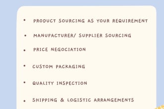 be your sourcing agent, product research in vietnam