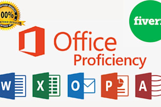 do any project on microsoft office word, excel, powerpoint
