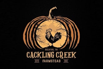 design creative and awesome farm logo