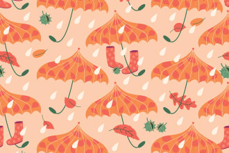 make vector seamless pattern for web or printing