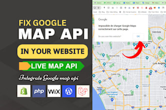fix and integrate google map api in your website