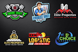 create a professional business logo design and branding