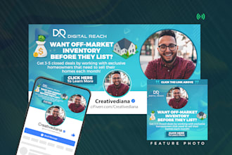 do a facebook cover design for marketers
