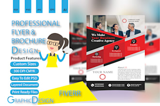 design beautiful flyers posters and brochures
