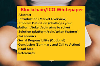 write easy to read blockchain, crypto, ico, nft whitepaper