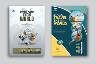 design creative flyer, real estate flyer, credit repair flyer, leaflet design
