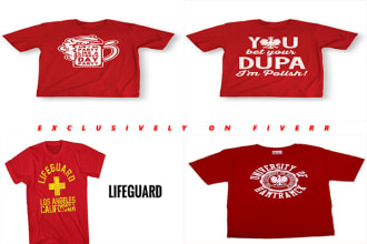 do trendy typography t shirt design for streetwear