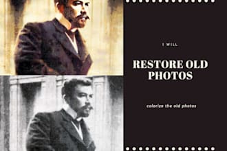restore old photos and colorize old photos