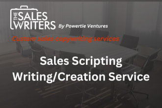 create custom sales scripts that open doors and close deals