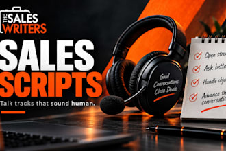 write natural sales scripts call scripts and talk tracks