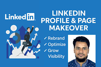 rebrand or optimize your linkedin profile and company page for better visibility