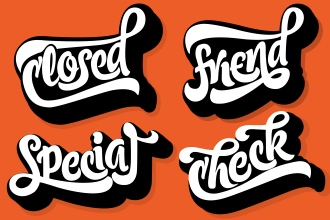 design handwritten typography graffiti hand lettering script font logo