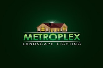 design landscape lighting logo
