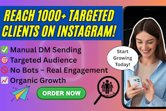 send instagram dms to your targeted audience for organic growth
