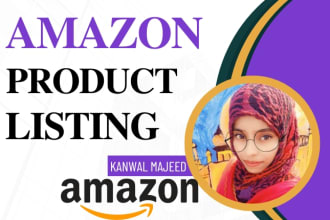 do amazon product listing optimization with copywriting, content writing