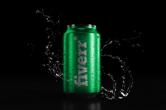 make a professional 3d mockup of your product packaging