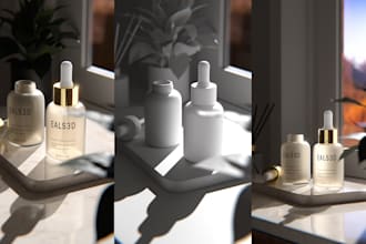 do 3d product modeling and realistic rendering