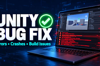 fix unity bugs, errors, crashes