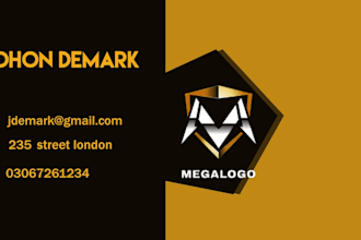 design modern, corporate, real state and professional business card