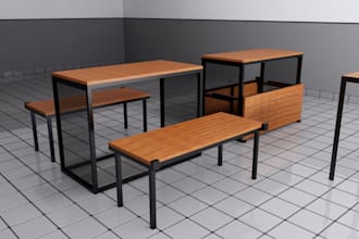 render 3d product and furniture