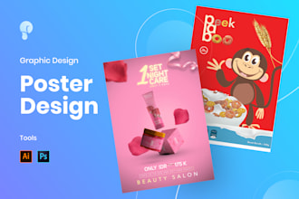 design professional poster design for ads and product