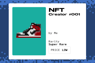 create sneakers nft punks style pixel art