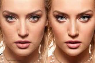 do skin retouching high end photo retouching image edit fast