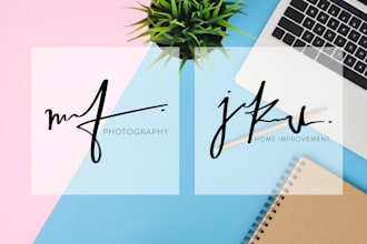 design luxury signature logo