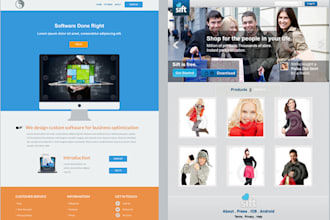 design awesome and professional website in Photoshop